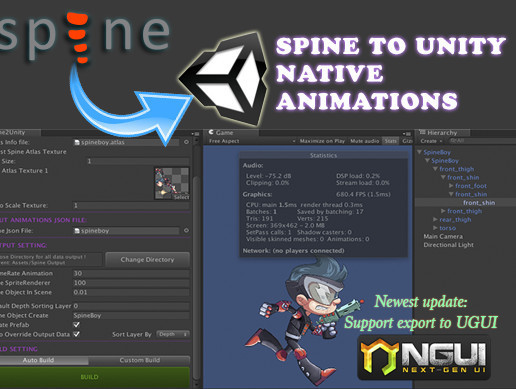Spine2Unity Native Animation