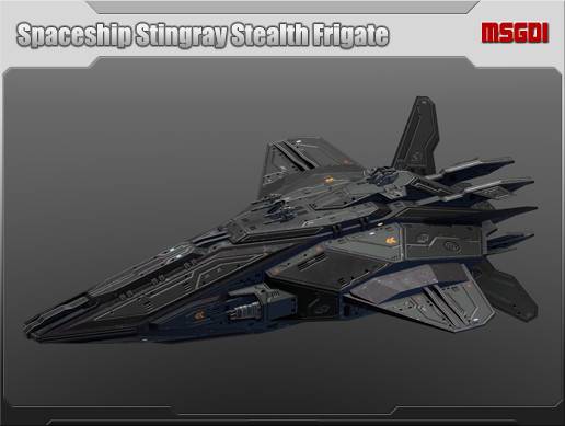 Spaceship Stingray Stealth Frigate
