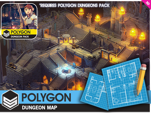 POLYGON - Dungeons Map