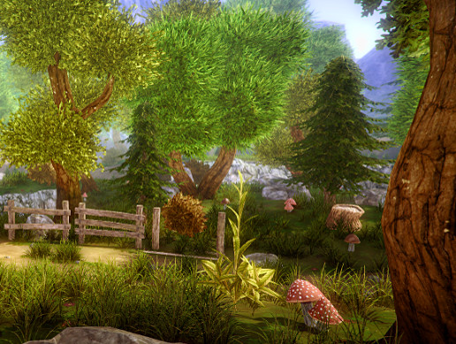 HQ Stylized Forest