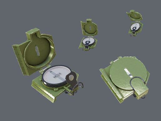 Realistic Military Compass