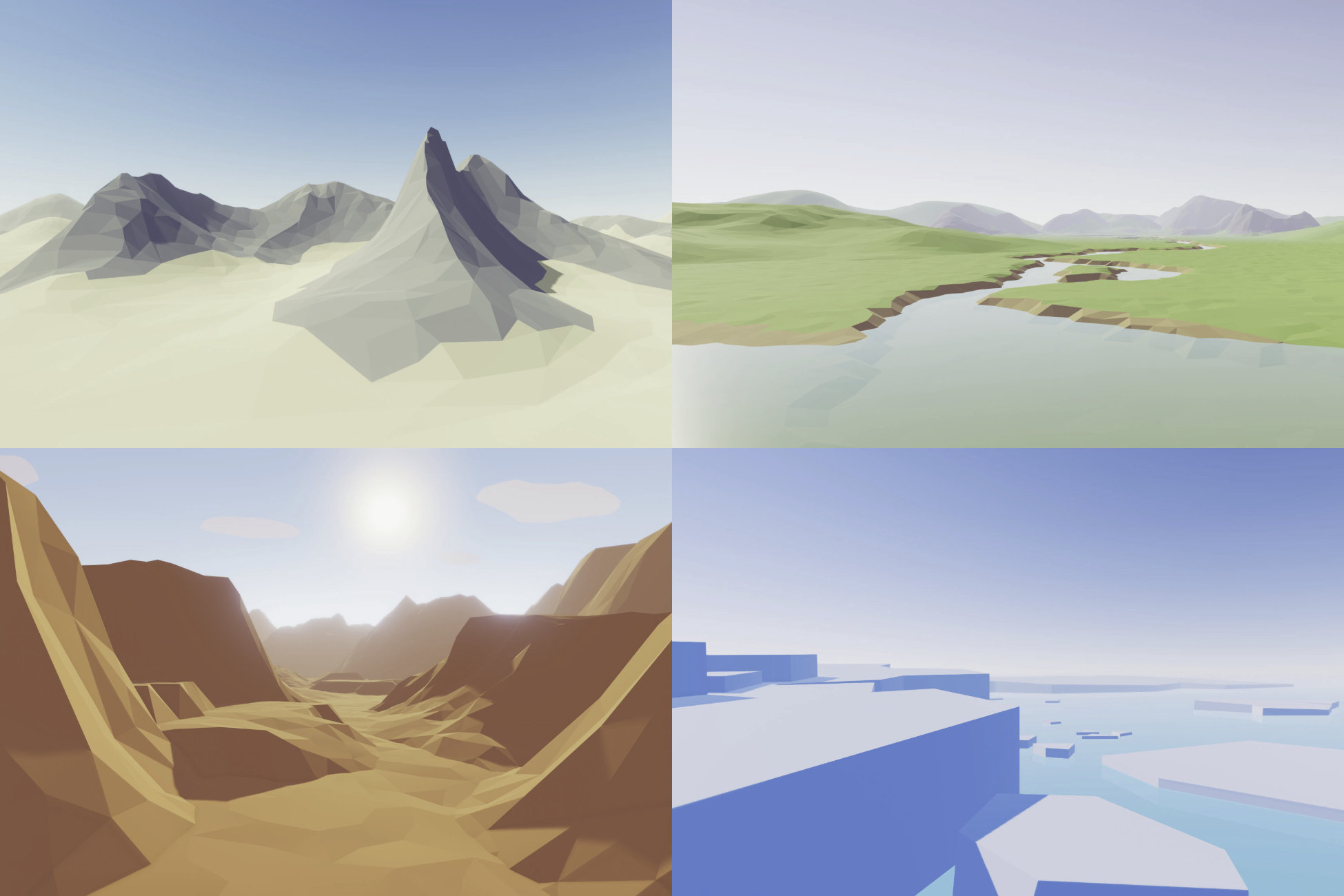 Low Poly Modular Terrain Pack