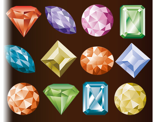 2D Diamond Jewel Gem Pack