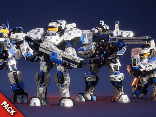 Modular Sci Fi Heroes PBR