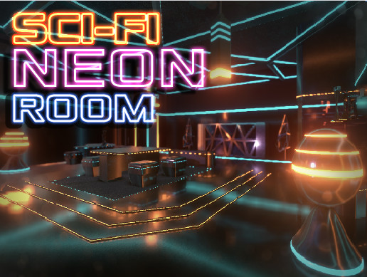 Sci-fi Neon Room