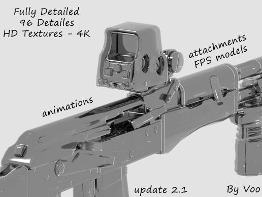 Ak47M1 Fully Detailed