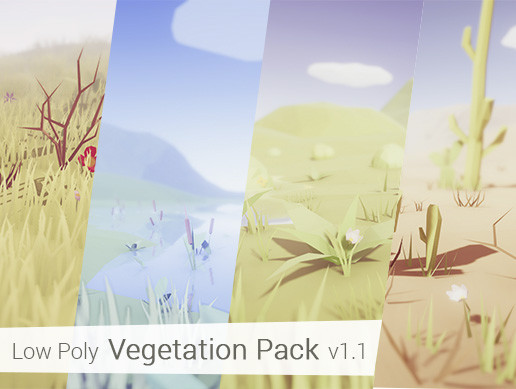 Low Poly Vegetation Pack