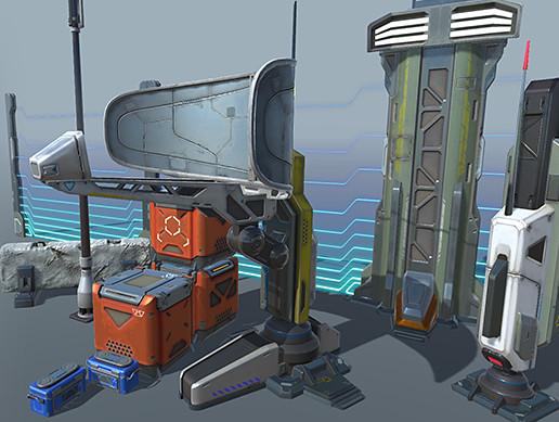 Sci-Fi Props Exterior Pack