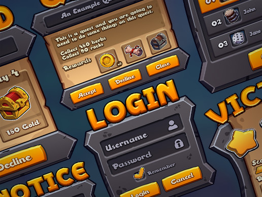 Cute RPG UI Kit