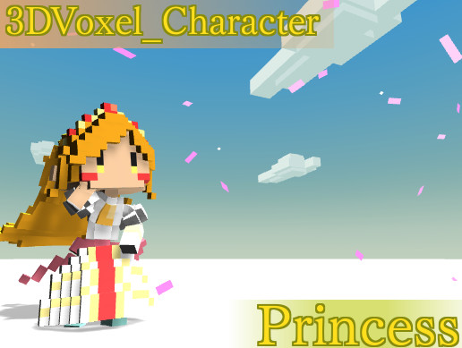 3DVoxel_Character Princess