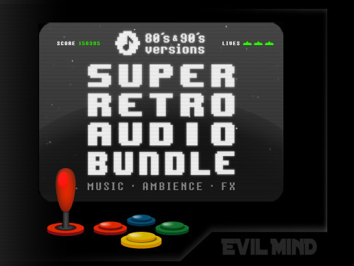 Super Retro Audio Bundle (Music + Ambience + Fx)