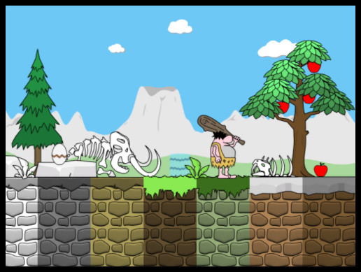 2D Stone Age World Platformer Starter Kit