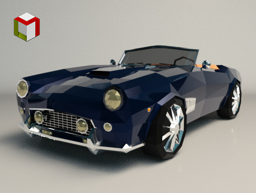 Low Poly Roadster