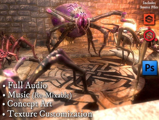 Spiders Pack PBR