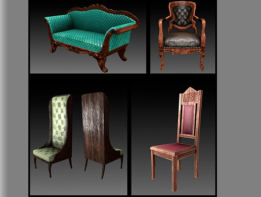 Armchairs Furniture Pack