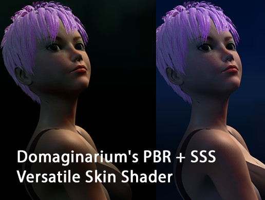 Domaginarium's PBR + SSS Versatile Skin Shader