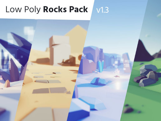 Low Poly Rocks Pack