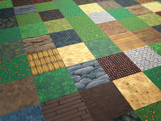 Cartoon PBR Textures Pack