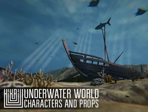 Underwater world - characters and props