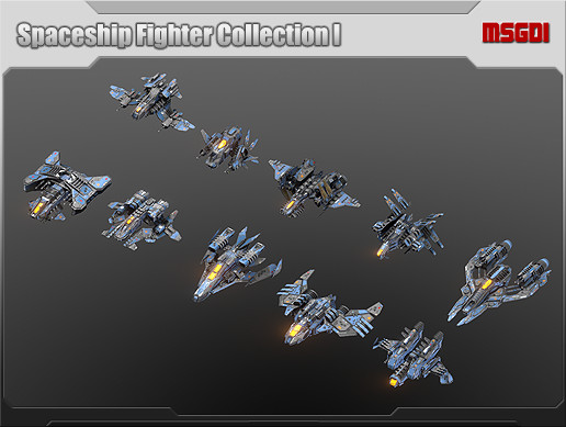 Spaceship Fighter Collection I