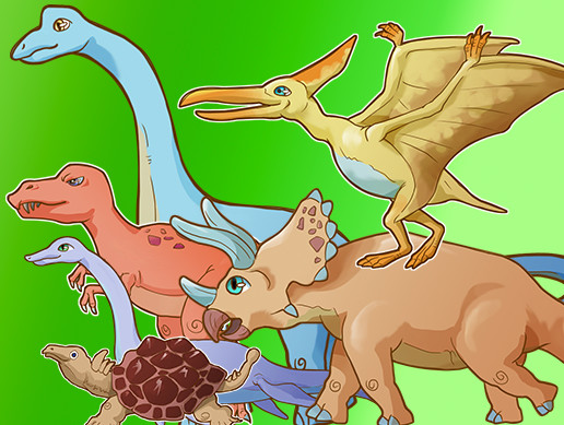 2D_Dinosaurs_Pack