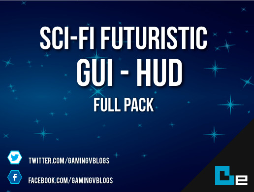 Sci-Fi Futuristic GUI & HUD Full Pack