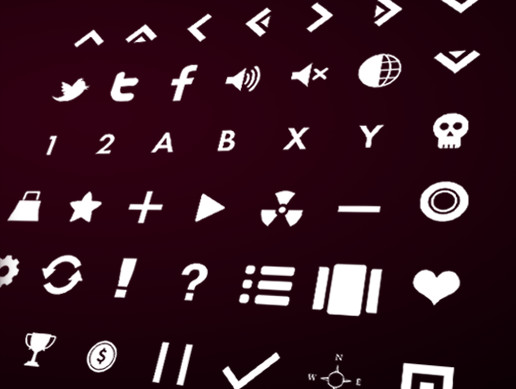 Game Icons - White