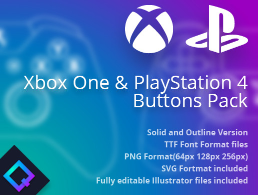 Xbox One & PlayStation 4 Buttons Pack