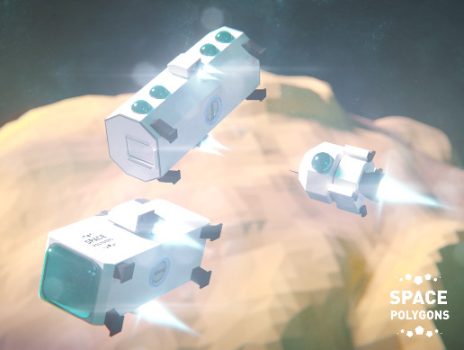 Space Polygons: Lander Pack