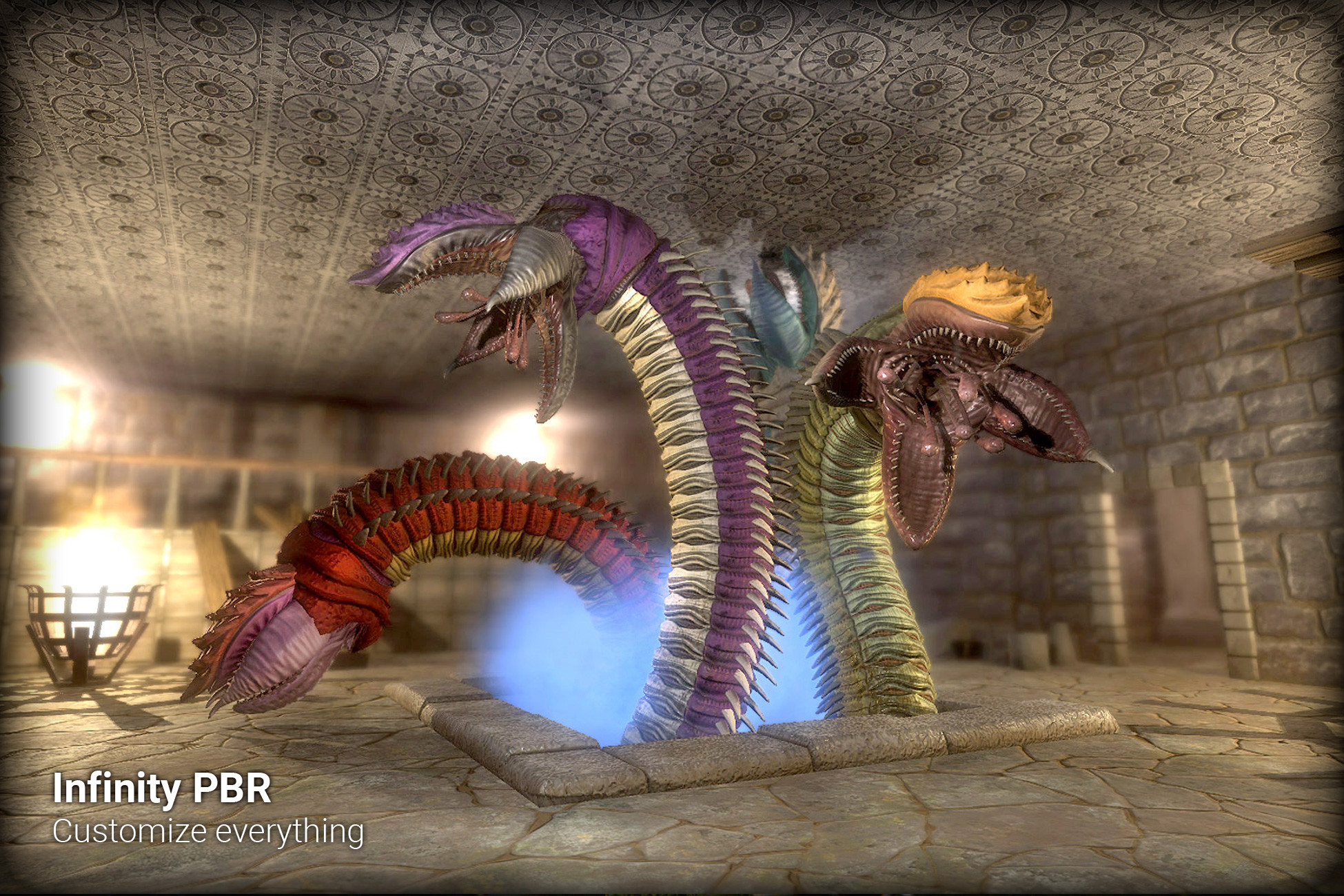 Giant Worm Pack PBR