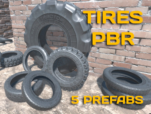 3D Pack of Tires