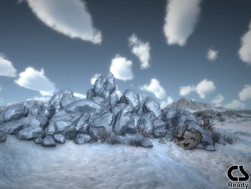 Ice Rocks and Boulders