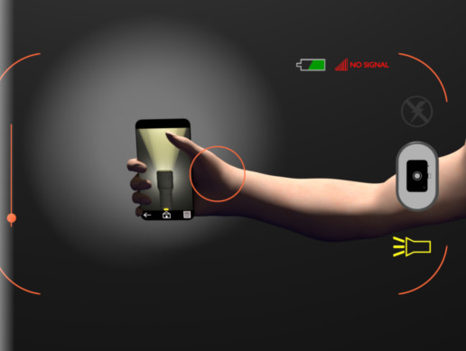Smartphone Camera and Flashlight UI