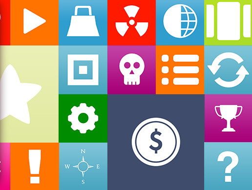 Game Icons - Flat Design