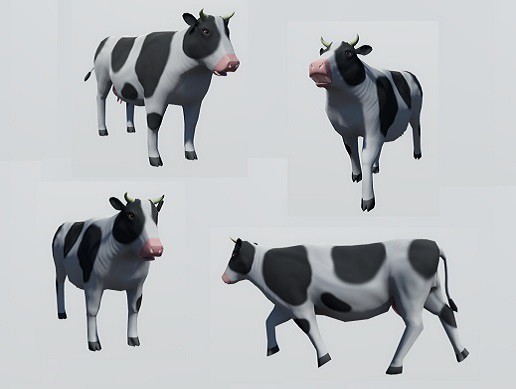 Animated Cow