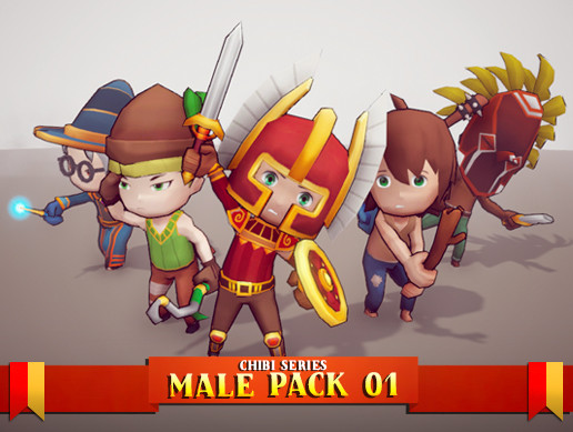 Chibi - Male Pack 01