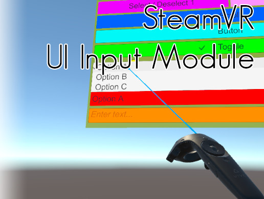 SteamVR - UI Input Module