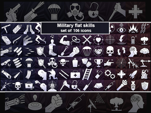 Survival Flat Icons