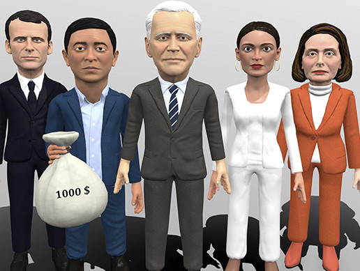 Political caricatures pack 4