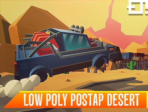 Low Poly Postap Desert