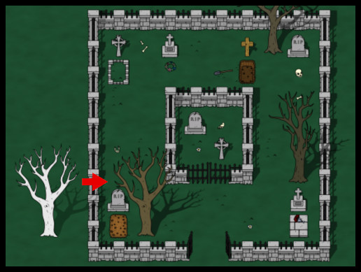 2D Top Down Cemetery World Tileset