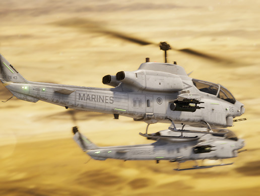 PBR Helicopter AH-1W SuperCobra
