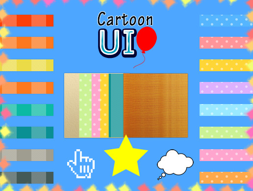 Minimalist Cartoon UI Pack