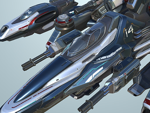 Falcon Medium Fighter Spaceship