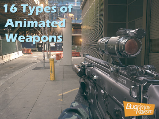 Animated Hands with Weapons Pack
