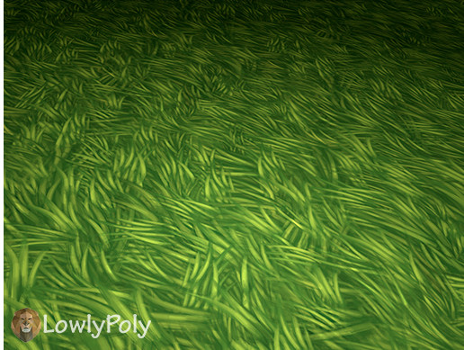 Hand Painted Grass Texture