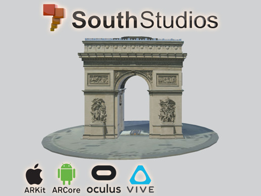 Triumphal Arch, Arc de Triumphe AR VR