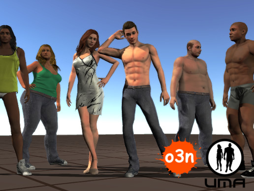 o3n Male and Female UMA Races