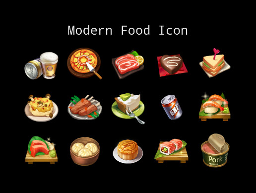 Modern Food Icon