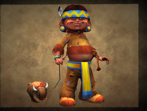 Indian Cartoon Boy